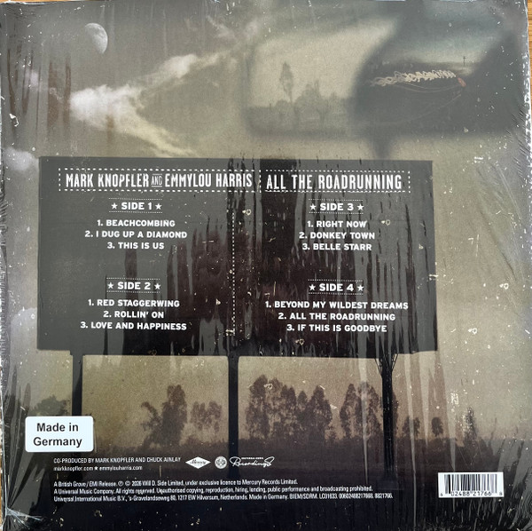 Mark Knopfler, Emmylou Harris – All The Roadrunning - Billede 3