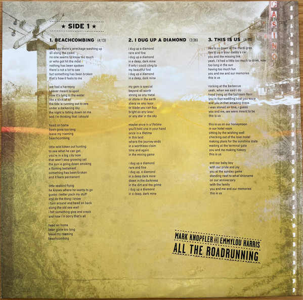 Mark Knopfler, Emmylou Harris – All The Roadrunning - Billede 4