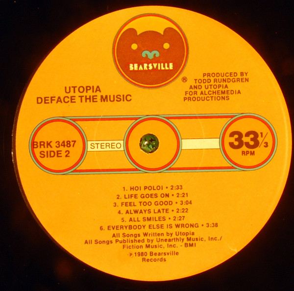 Utopia (5) – Deface The Music - Billede 4